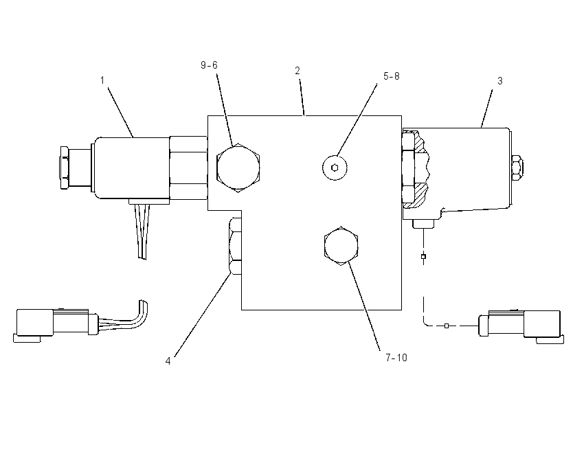 MANIFOLD GP-BRAKE PROPORTIONAL 1239043 CAT