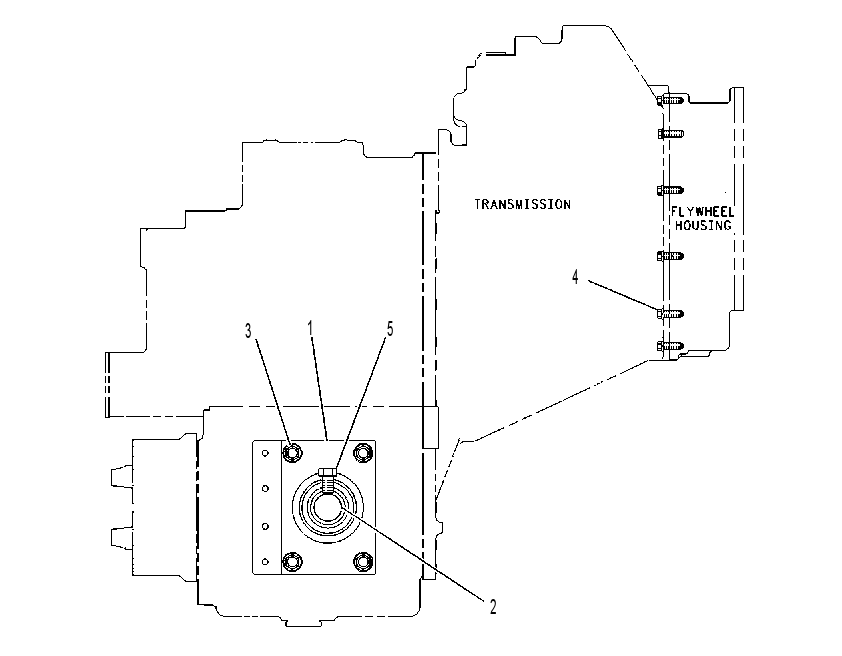 SUPPORT GP-TRANSMISSION 9U0606 CAT