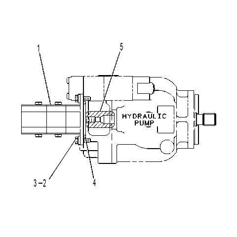PUMP & MTG GP-WINCH/DIFF LOCK 9U2887 CAT