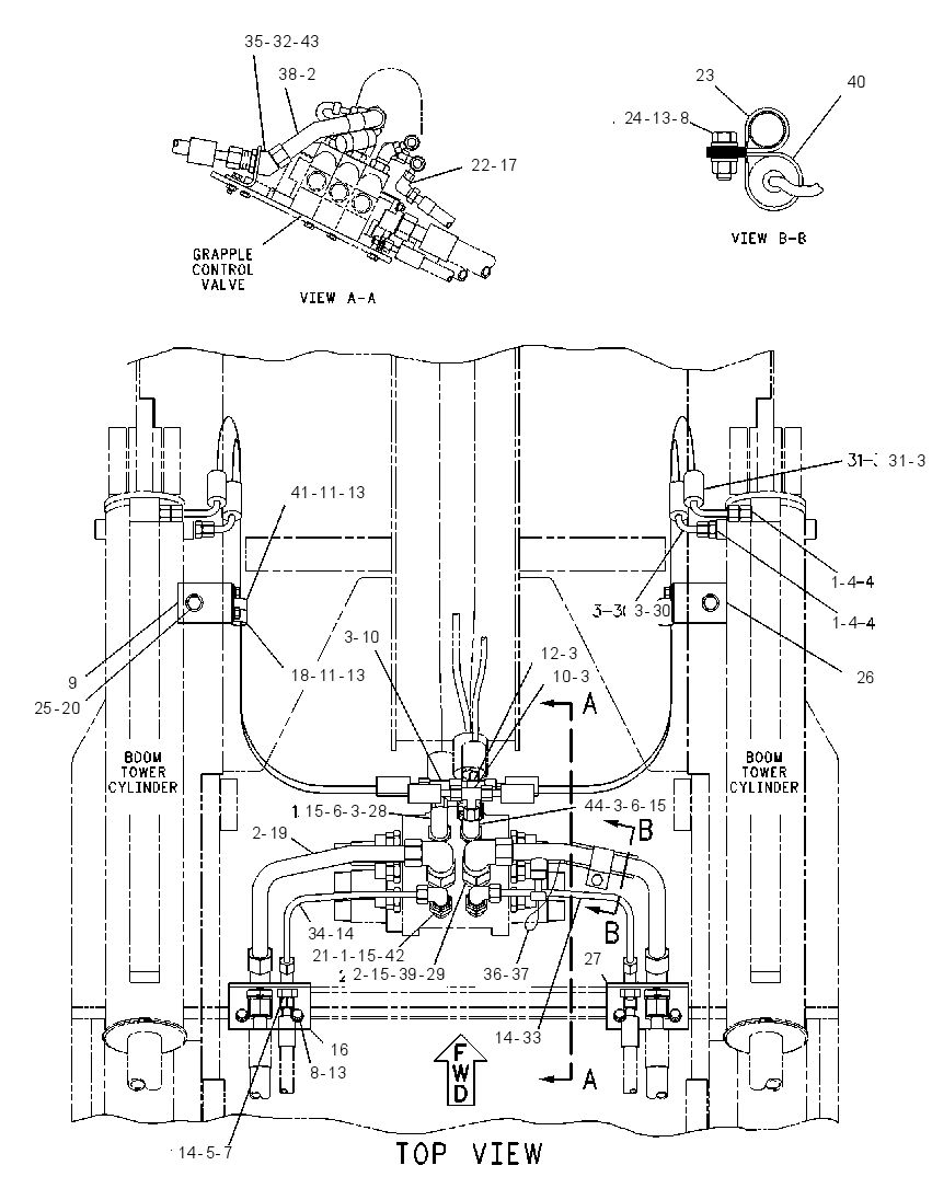 LINES GP-GRAPPLE 1221990 CAT