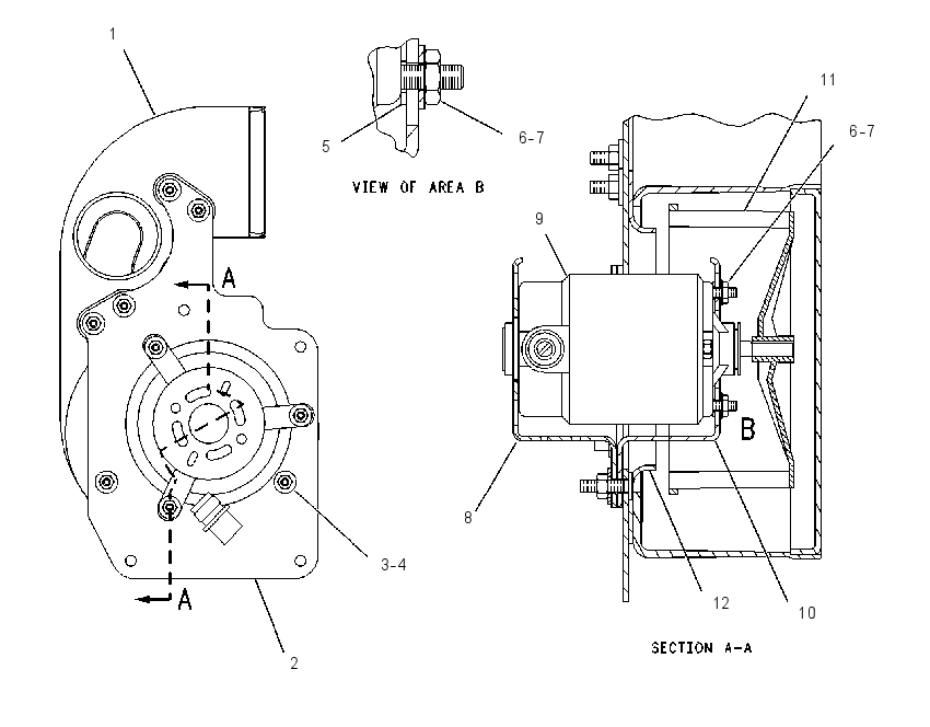 BLOWER GP-CAB 1212681 CAT
