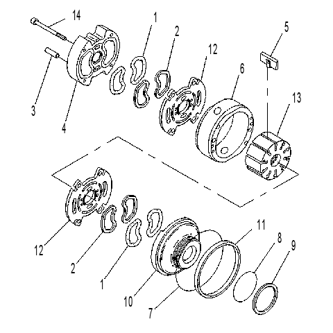 CARTRIDGE GP-VANE PUMP 1167807 CAT