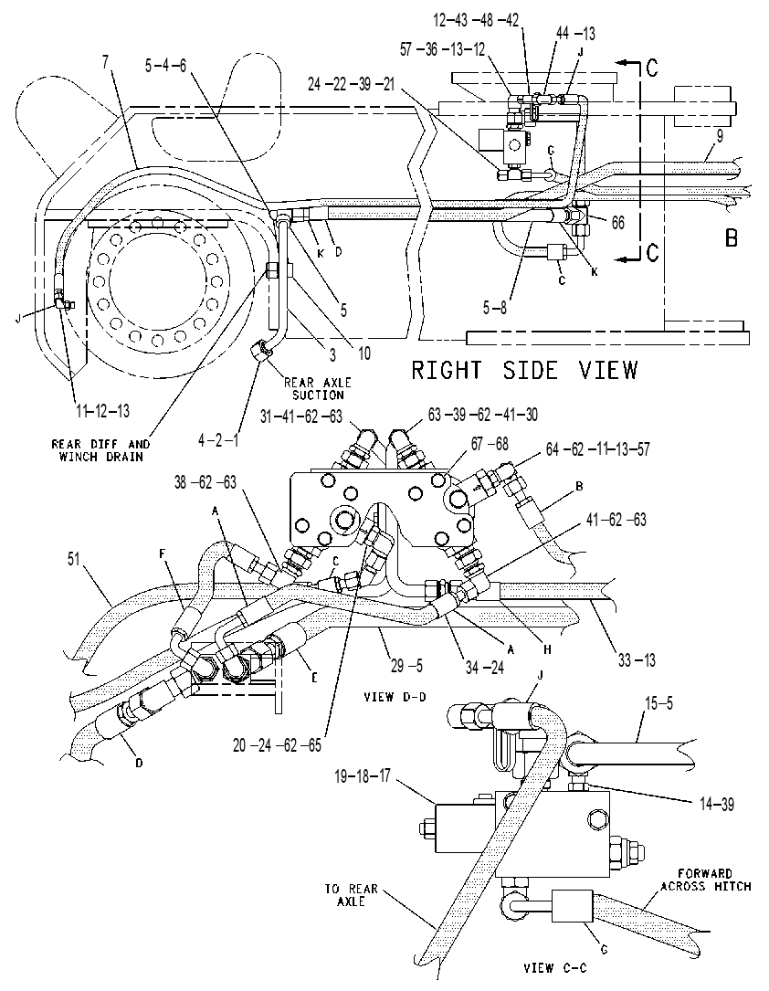 LINES GP-DIFFERENTIAL LOCK 1275190 CAT