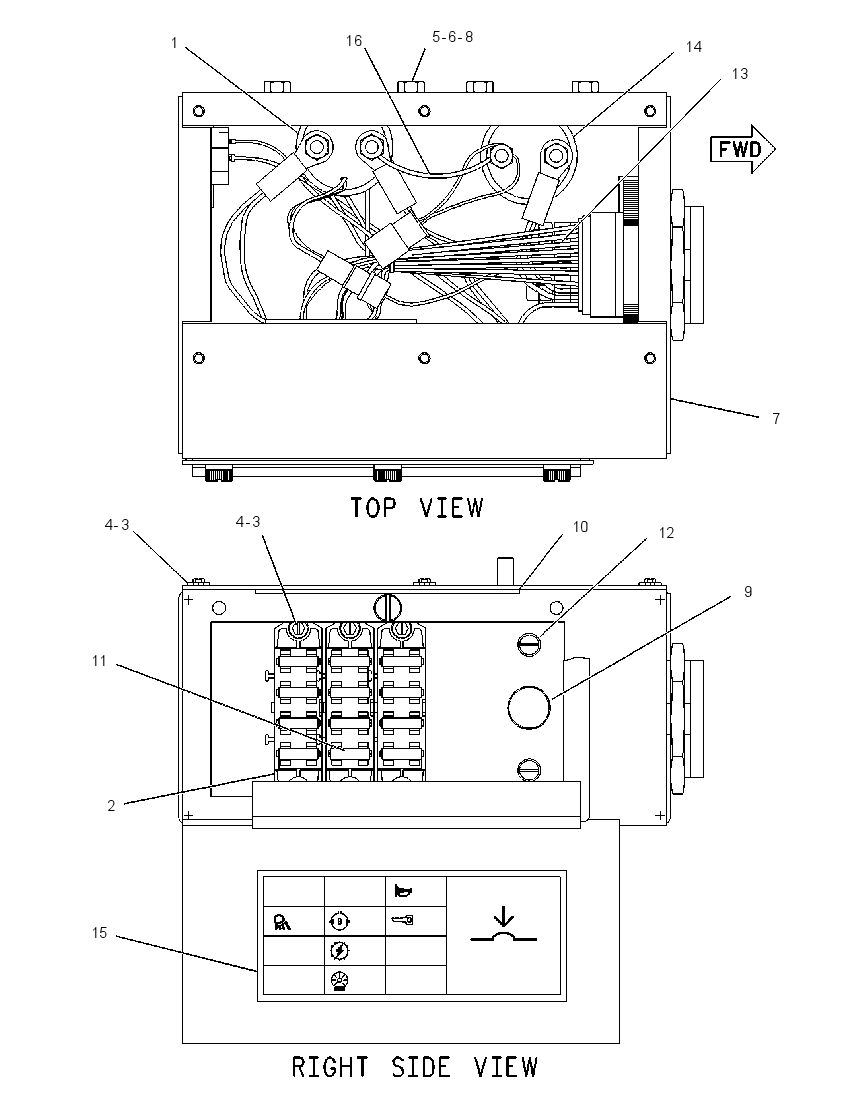 WIRING GP-FUSE BOX 1269504 CAT