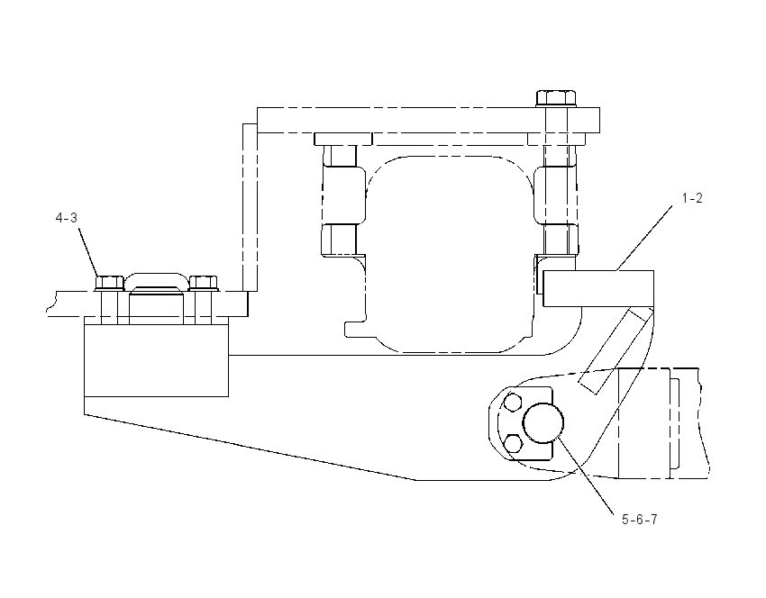 MOUNTING GP-STABILIZER 1213332 CAT