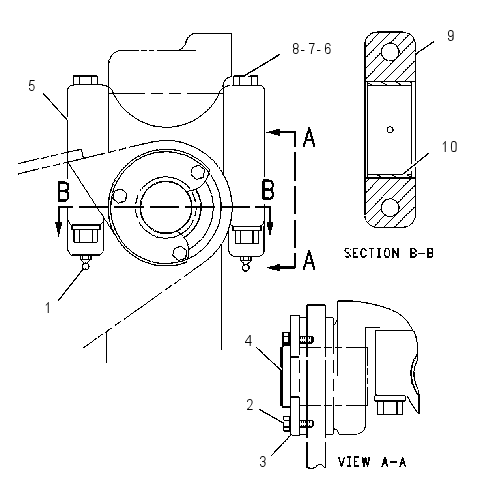MOUNTING GP-LIFT CYLINDER 1053377 CAT