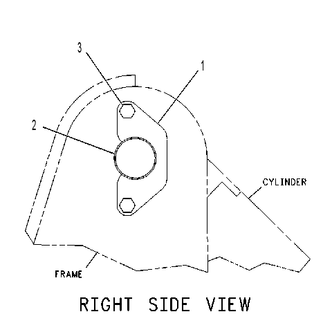 MOUNTING GP-LIFT CYLINDER 1254986 CAT