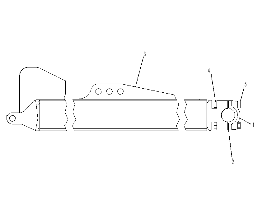 Толкающий брус 1239025 CAT