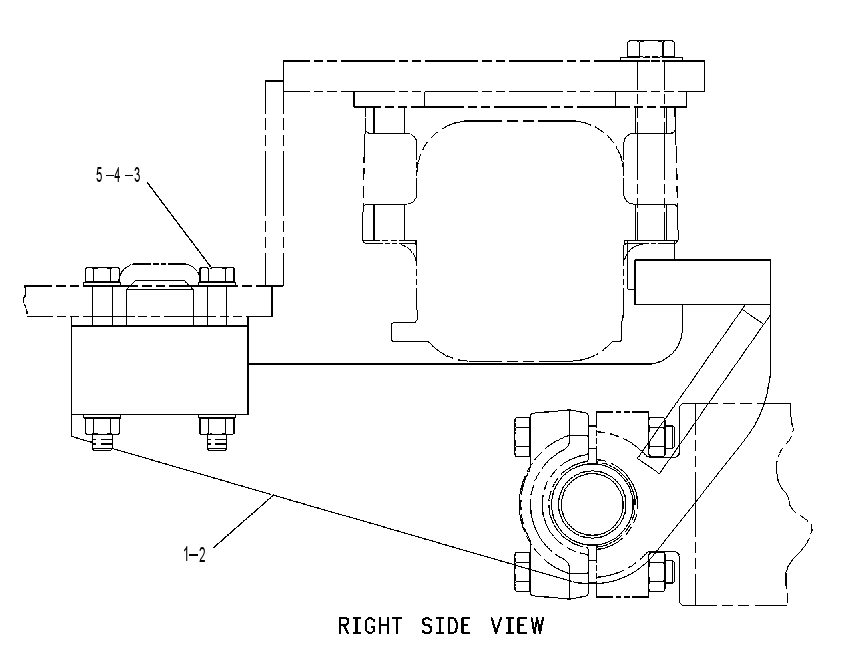 MOUNTING GP-TRUNNION 1213333 CAT