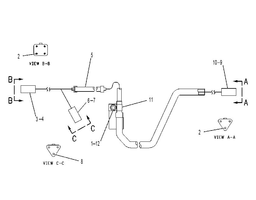 WIRING GP-KICKOUT & POSITIONER 1282304 CAT