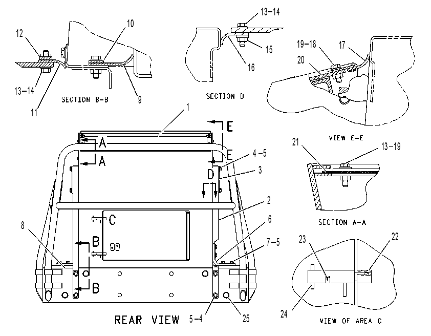 GUARD GP-AIR INLET 1223356 CAT