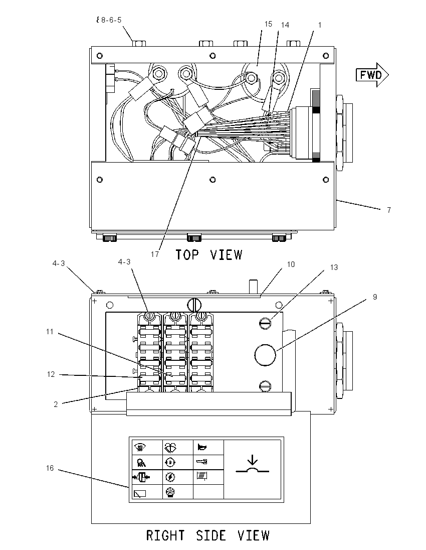WIRING GP-FUSE BOX 1286861 CAT