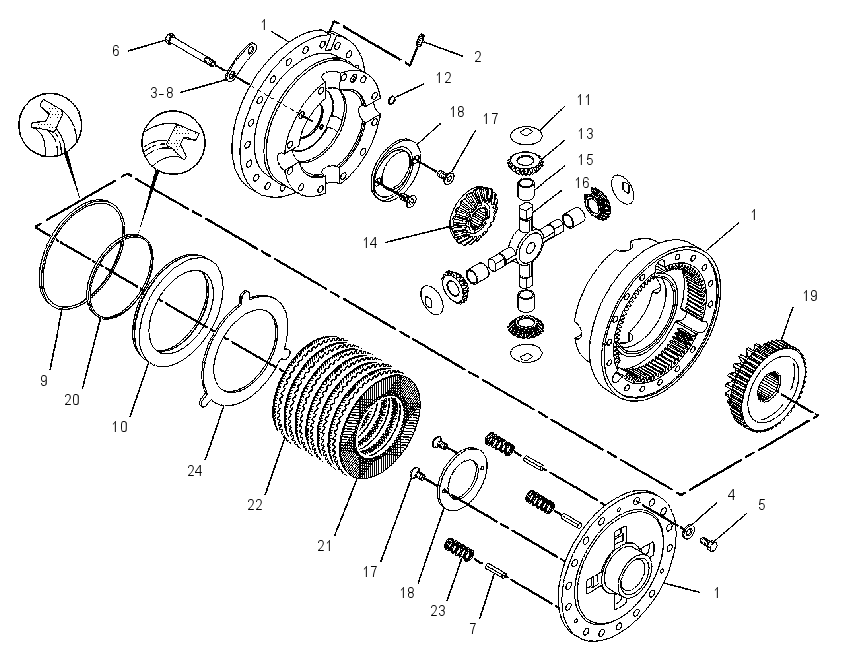 DIFFERENTIAL GP-LOCKUP 1327479 CAT