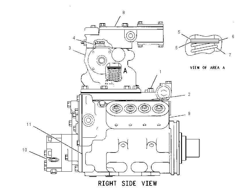 PUMP GP-GOV, FUEL INJ & TFR 1165924 CAT