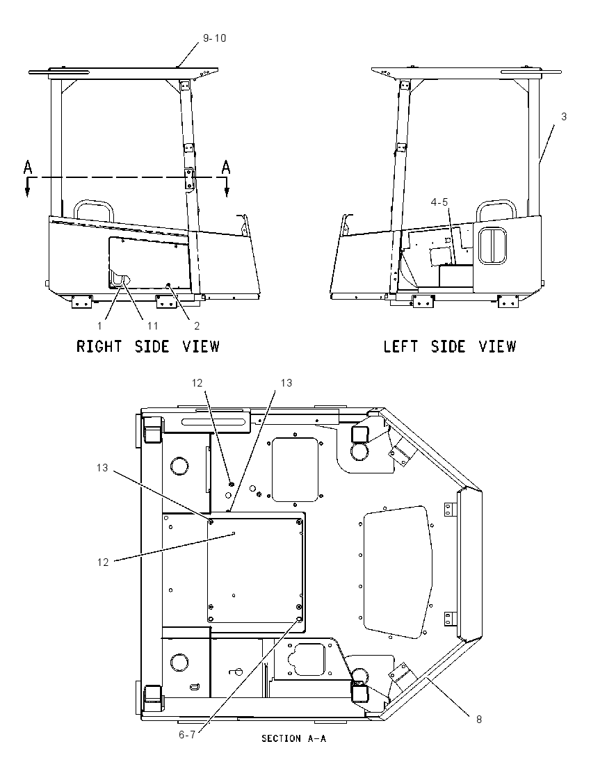 ROPS GP-OPEN 1114892 CAT