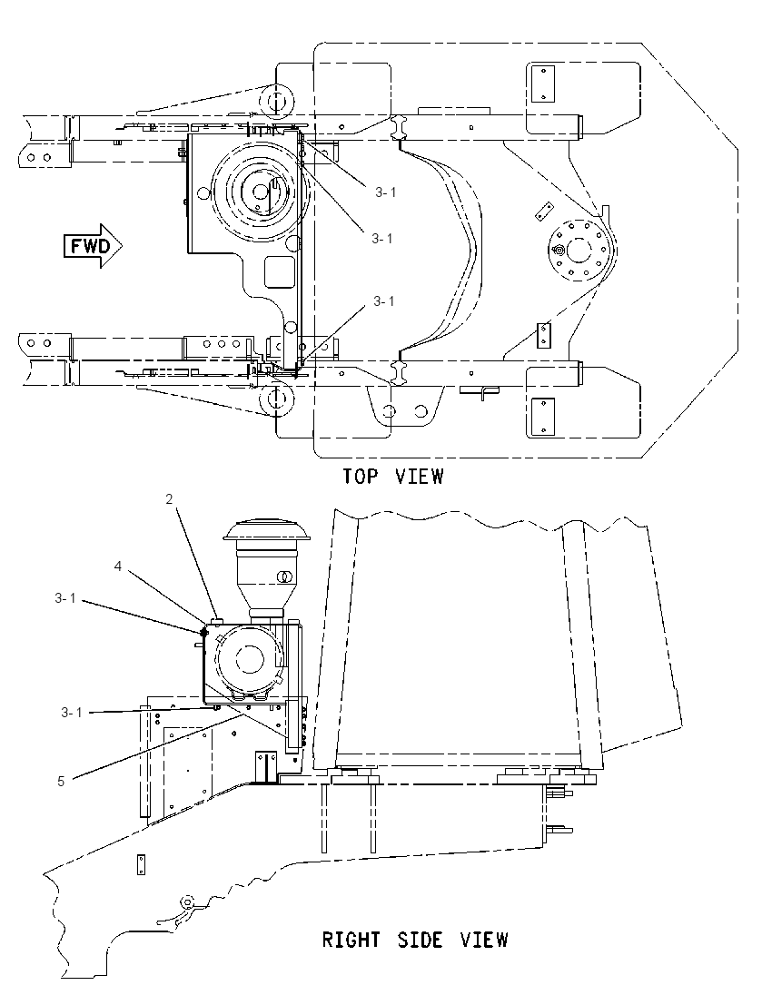 SUPPORT GP-AIR INLET 1278655 CAT