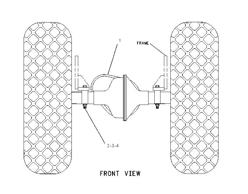 AXLE & MTG GP-DRIVE 1057634 CAT