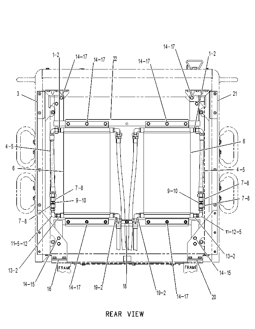 BRAKE OIL COOLER 1312301 CAT