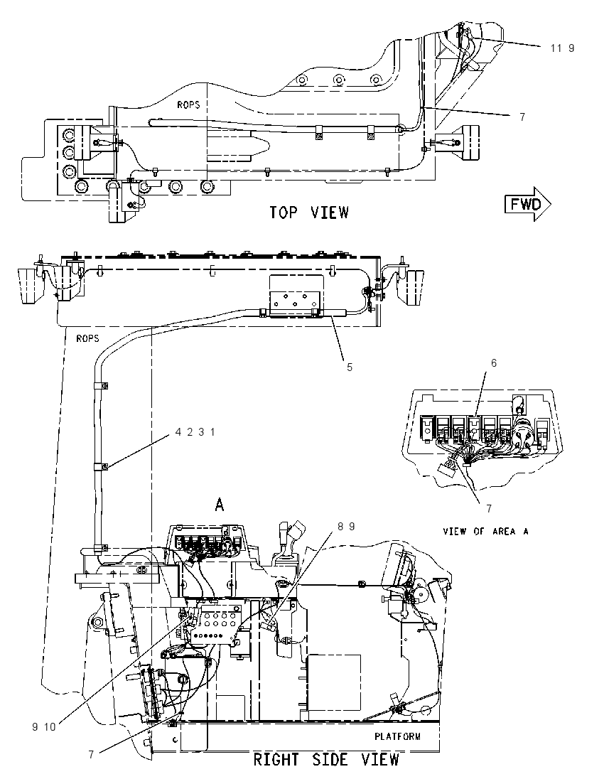 WIRING GP-NON-CAB 1228470 CAT