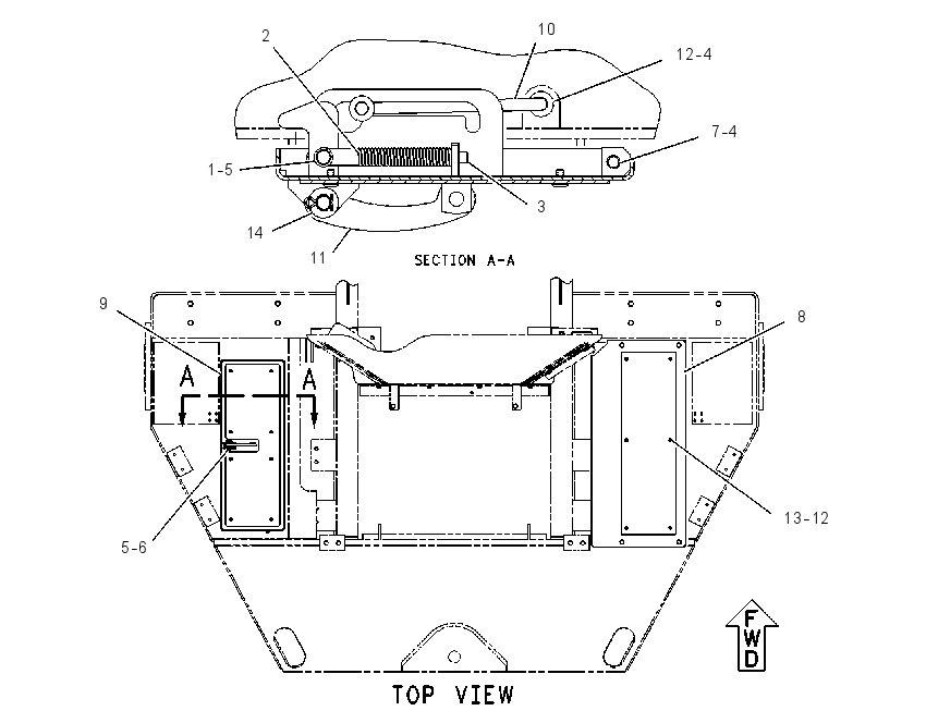 DOOR GP-BATTERY 1213413 CAT