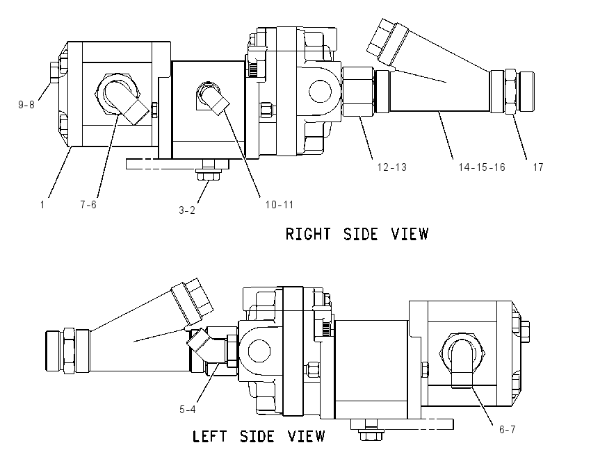 PUMP AND MOUNTING 1312303 CAT