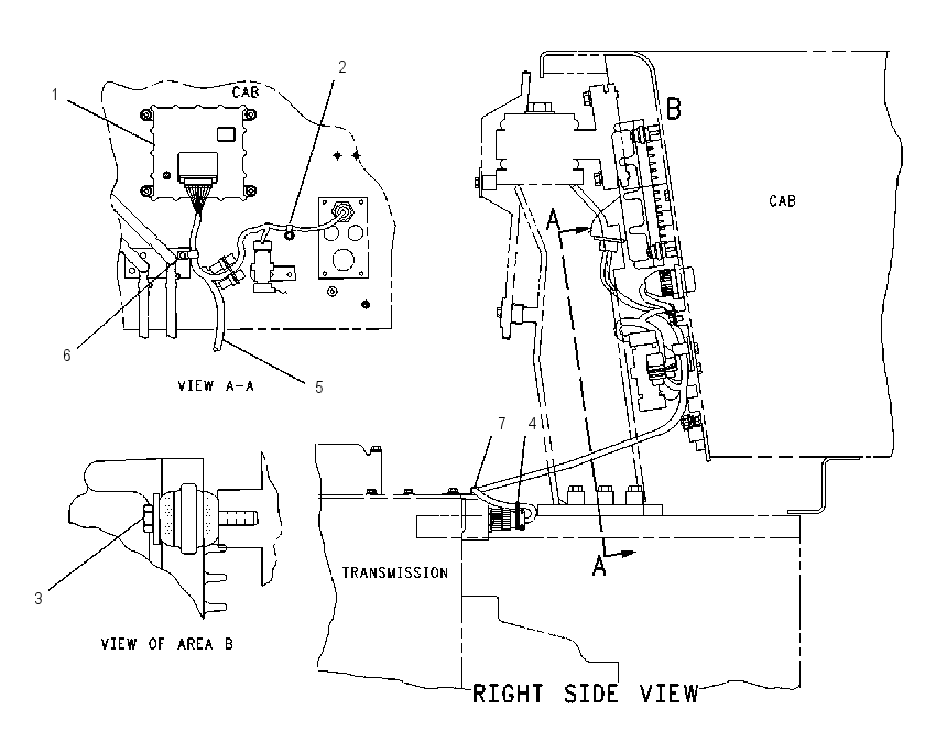 WIRING GP-TRANSMISSION CONTROL 1228471 CAT