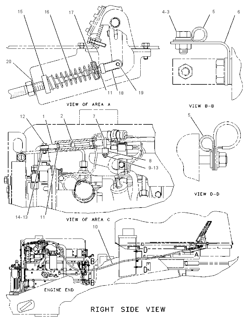 INSTALLATION GP-GOV CONTROL 4E8464 CAT