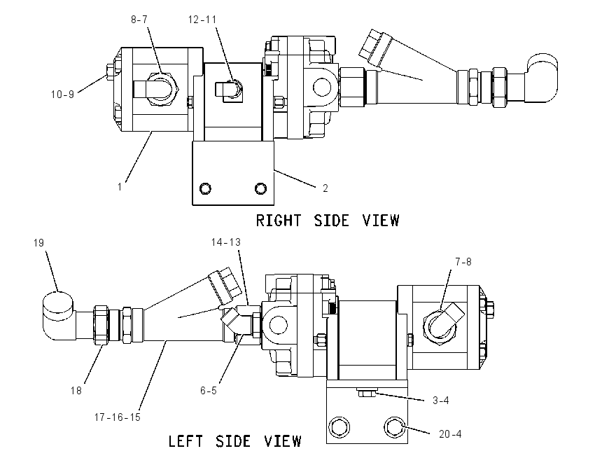 MOUNTING GP-PUMP & MOTOR 1346379 CAT