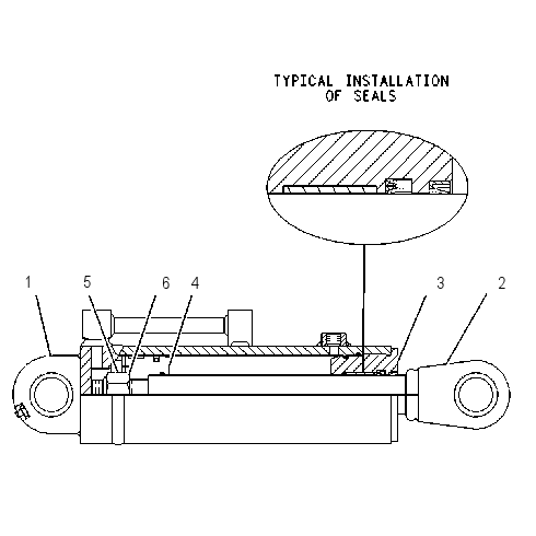CYLINDER GP-TONG 1305659 CAT