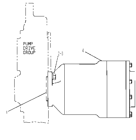 Насос гидравлический с креплением 7V7591 CAT
