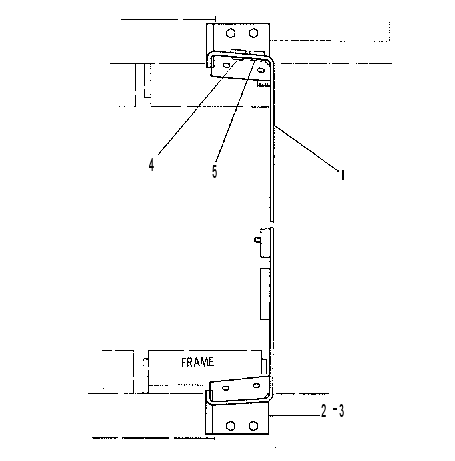 Перегородка моторного отсека 6W8905 CAT