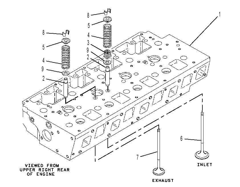 Головка блока цилиндров 4W3814 CAT