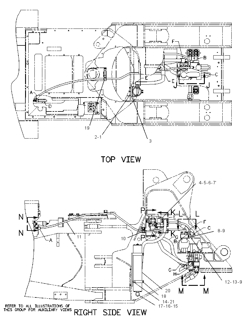 Трубопроводы системы плавности хода 6C4401 CAT