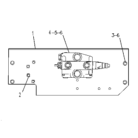 Главный управляющий клапан с креплением 5V0532 CAT