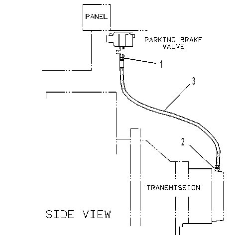 LINES GP-PARKING BRAKE 4E7034 CAT