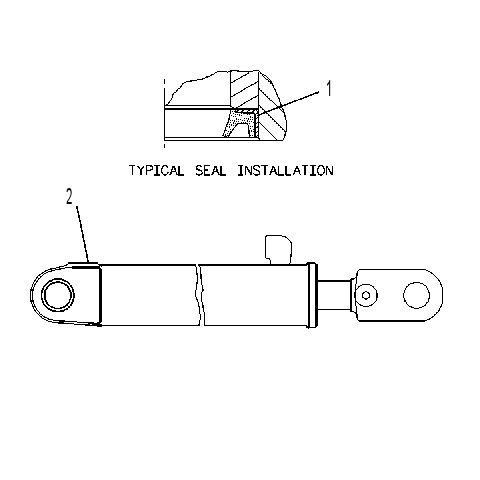 CYLINDER & SEAL GP-LIFT 9C3826 CAT