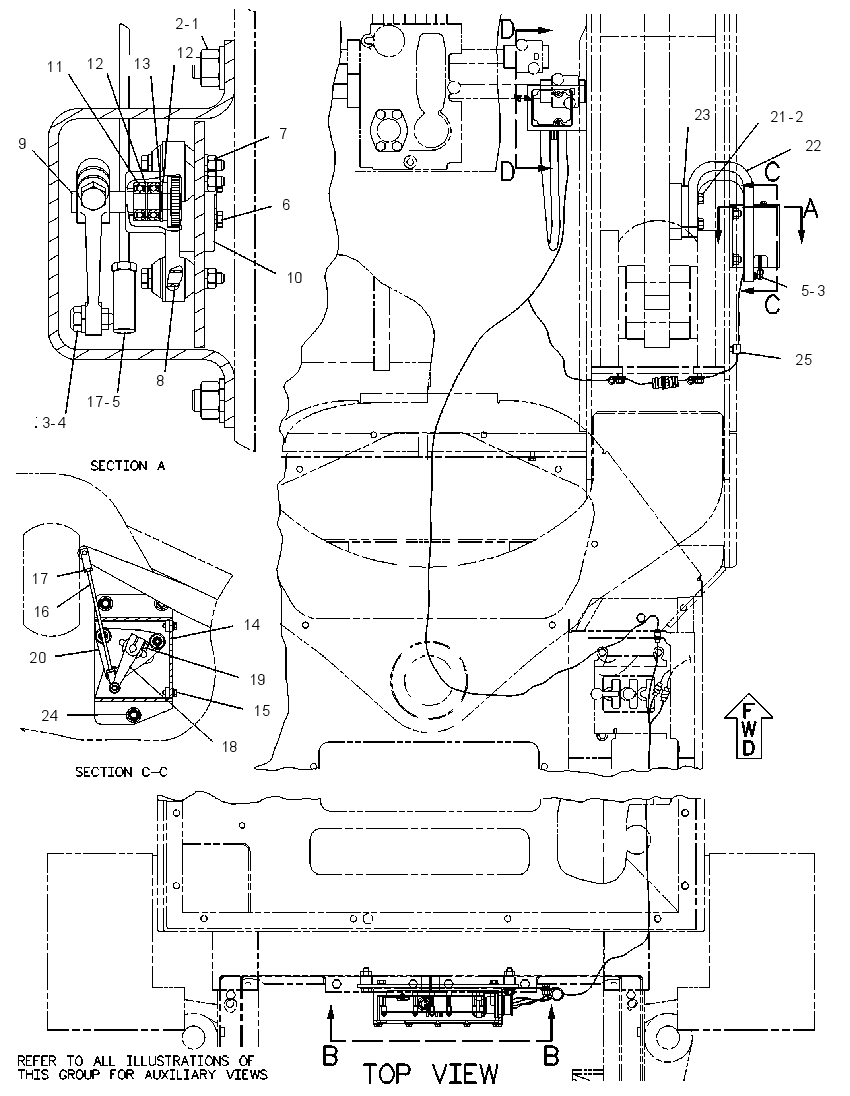 Проводка монитора 6C8494 CAT