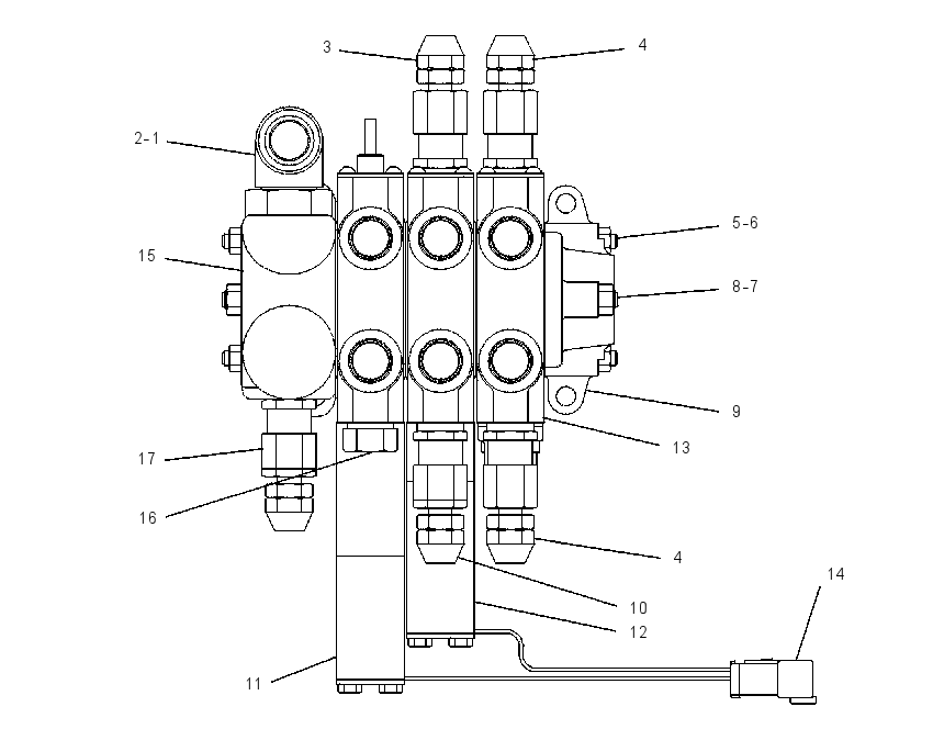 Клапан (секция 3) 6E5681 CAT