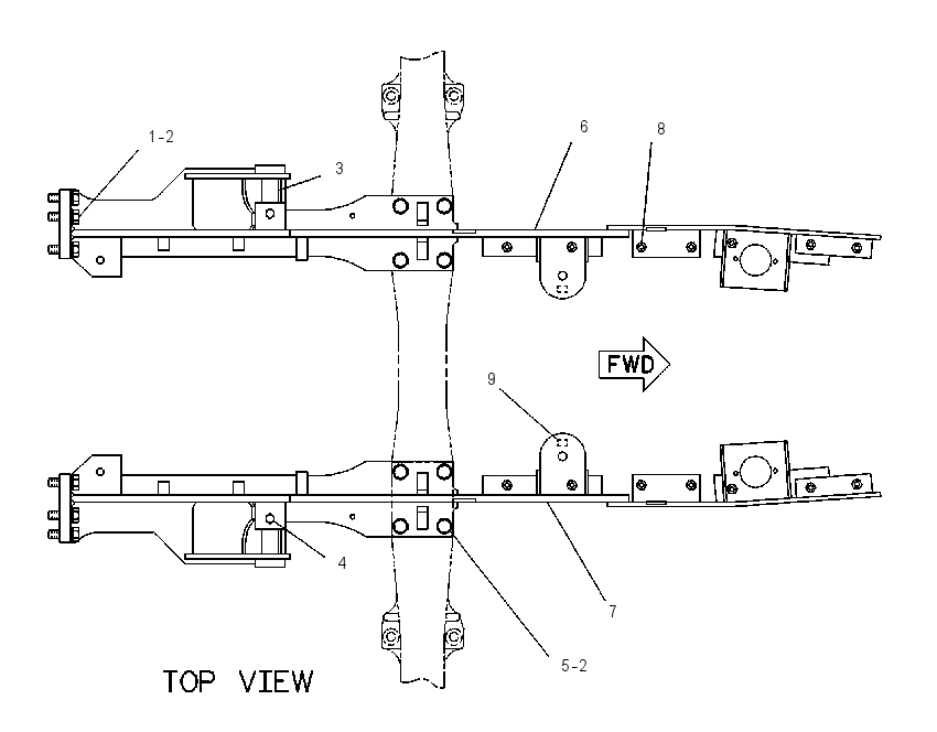 FRAME GP-MAIN 8Y8215 CAT