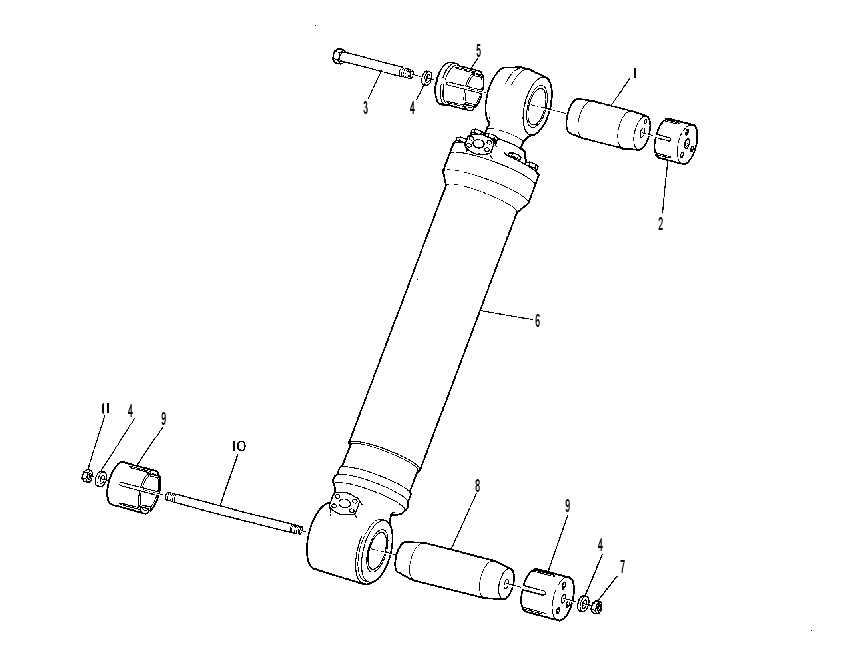 CYLINDER & MTG GP-LIFT 1029212 CAT