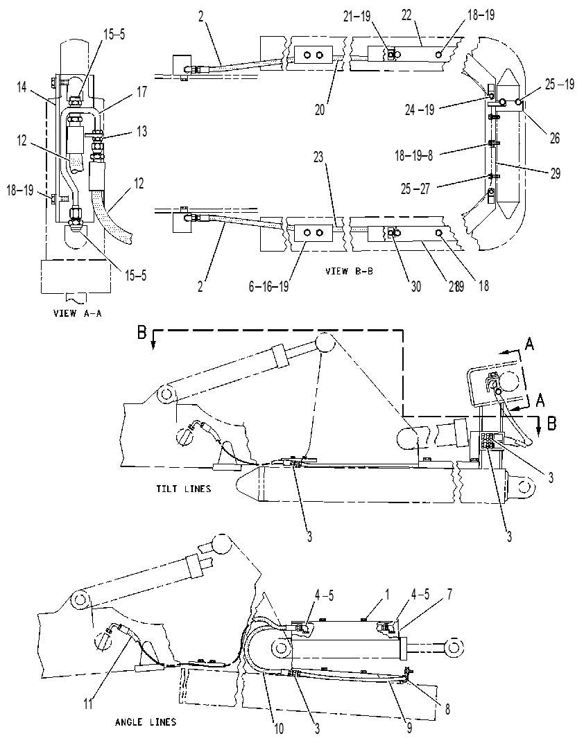 LINES GP-ANGLE & TILT 1102236 CAT