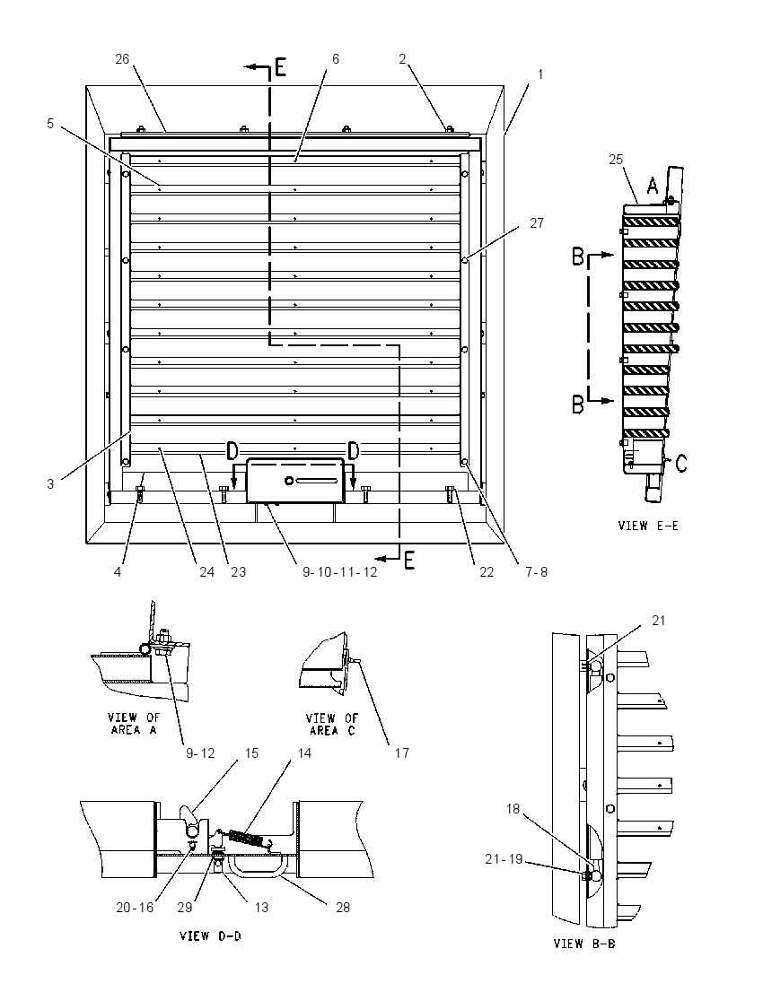 LOUVER GP 1076685 CAT