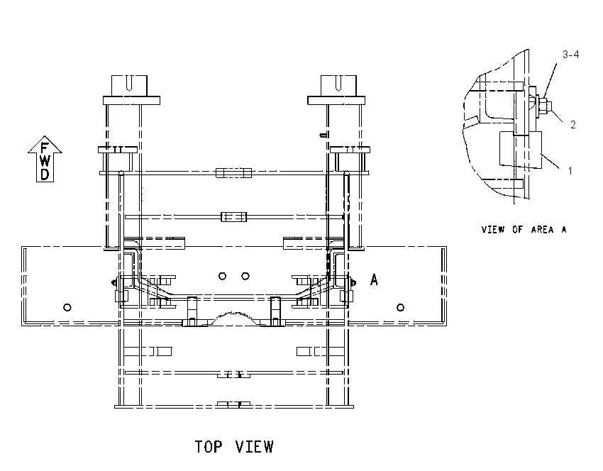 BLOCK GP-AXLE OSC LIMITER 1205422 CAT
