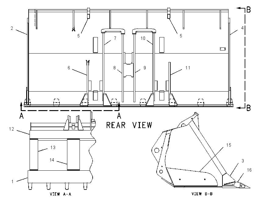 BUCKET AS-PENETRATION 1070193 CAT