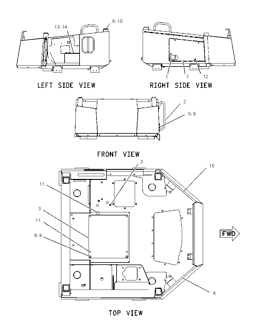 PLATFORM GP-CAB 1219297 CAT