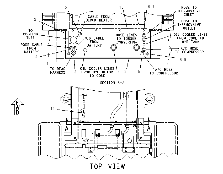 BAFFLE GP 1221570 CAT