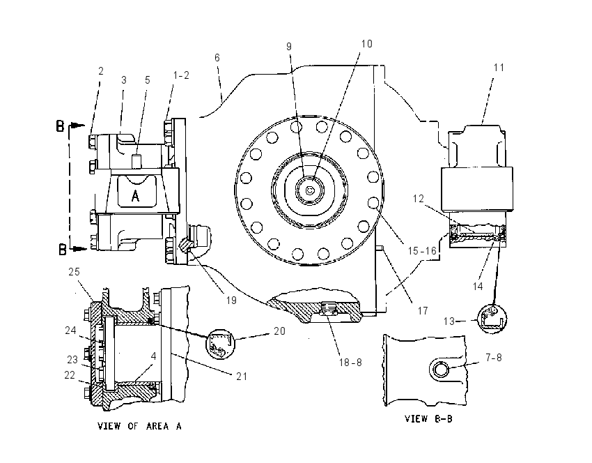 AXLE GP-OSCILLATING 3V0401 CAT