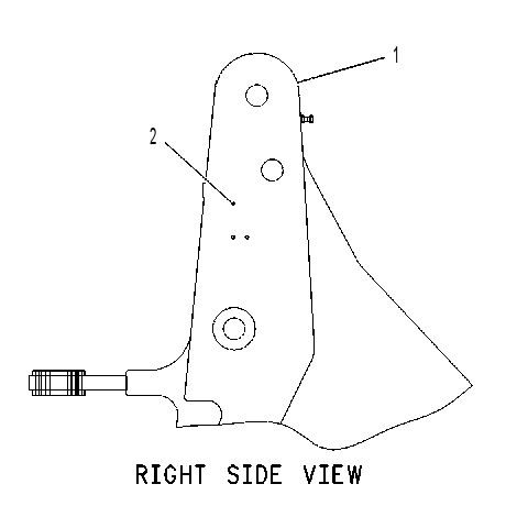FRAME AS-LOADER 1324274 CAT