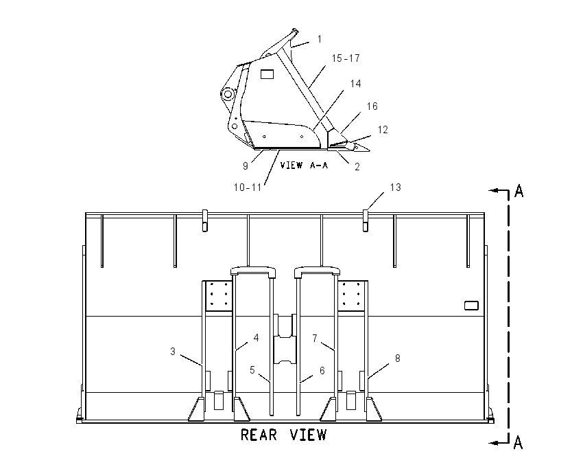 BUCKET AS-PENETRATION 1295563 CAT