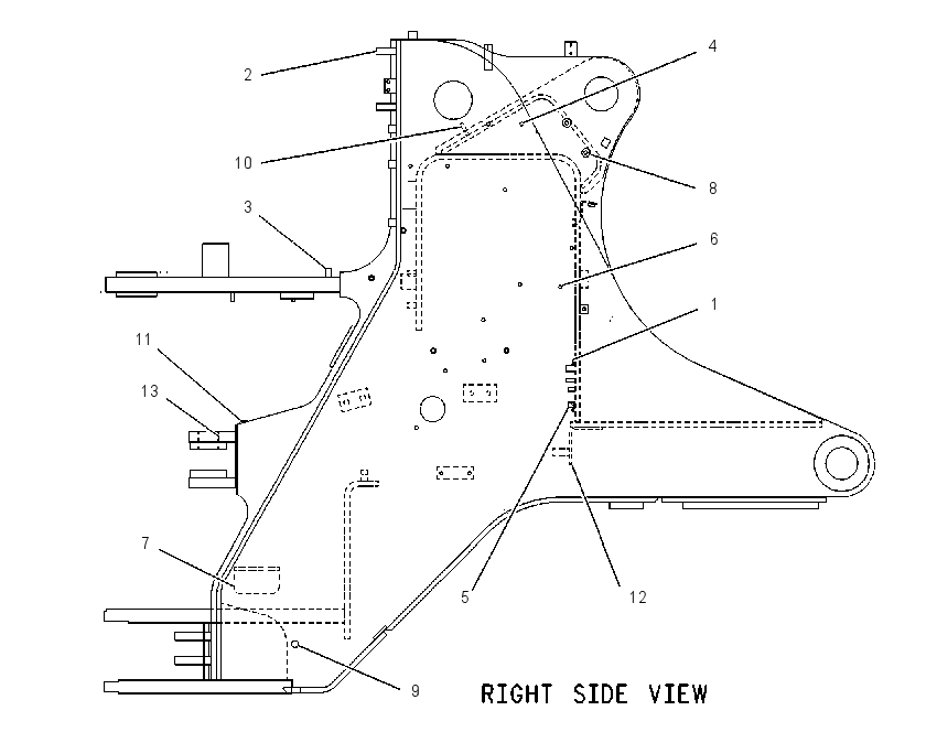 FRAME AS-LOADER 1108051 CAT